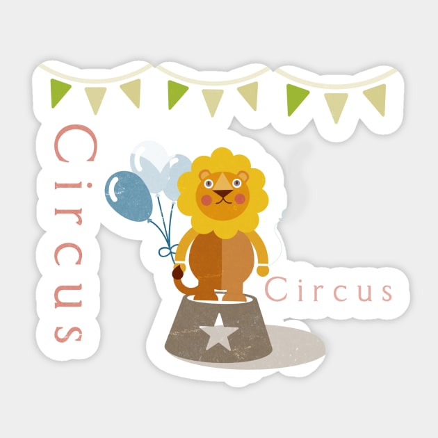 circus circus Sticker by Beni-Shoga-Ink